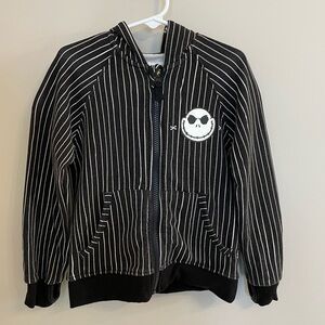 Little Sleepies Jack Skellington Unisex Bamboo Zip up Hoodie Size 4T